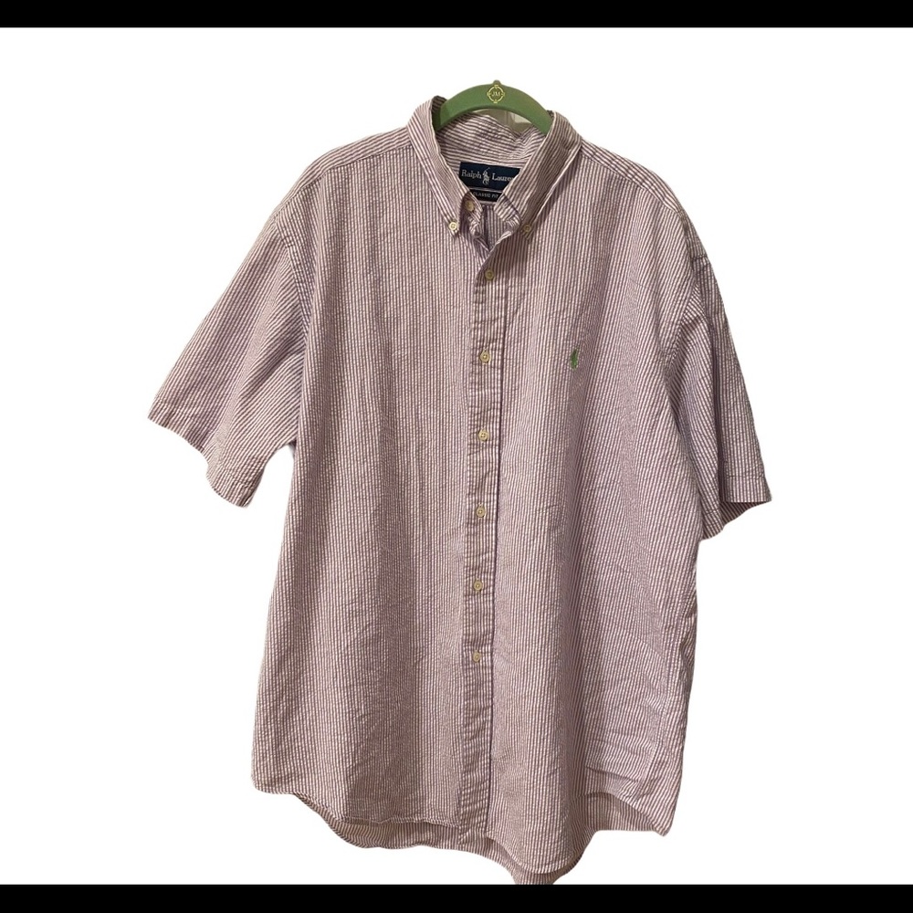 XL Men’s Ralph Lauren Short Sleeved Striped Shirt - Picture 1 of 7